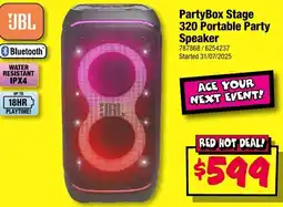 JB Hi-Fi PartyBox Stage 320 Portable Party Speaker offer