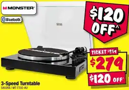 JB Hi-Fi 3-Speed Turntable offer