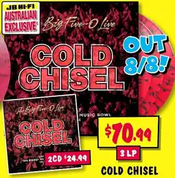 JB Hi-Fi Cold chisel 3 LP offer