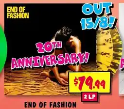 JB Hi-Fi 2 LP End of fashion offer