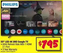 JB Hi-Fi 55" LED 4K UHD Google TV offer