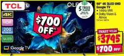 JB Hi-Fi 98" 4K QLED UHD Google TV offer