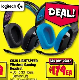 JB Hi-Fi G535 LIGHTSPEED Wireless Gaming offer