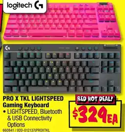 JB Hi-Fi Pro x tkl lightspeed Gaming Keyboard offer