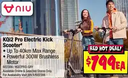JB Hi-Fi KQi2 Pro Electric Kick Scooter offer