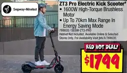 JB Hi-Fi ZT3 Pro Electric Kick Scooter offer
