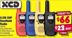 JB Hi-Fi 0.5W UHF Handheld Radio offer