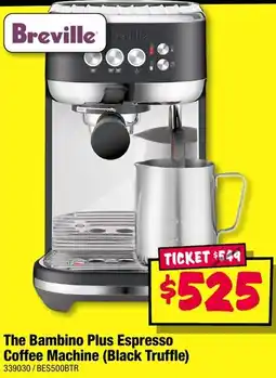 JB Hi-Fi The Bambino Plus Espresso Coffee Machine (Black Truffle) offer