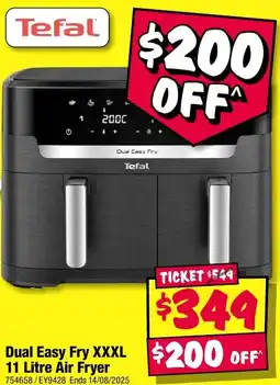 JB Hi-Fi Dual easy fry xxxl 11 litre air fryer offer