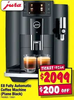 JB Hi-Fi E8 fully automatic coffee machine (piano black) offer