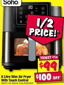 JB Hi-Fi 8 Litre Slim Air Fryer offer