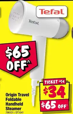 JB Hi-Fi Origin Travel Foldable Handheld Steamer offer