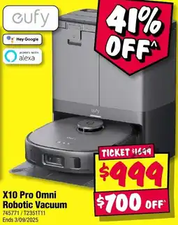 JB Hi-Fi X10 Pro Omni Robotic Vacuum offer