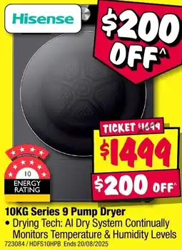JB Hi-Fi Series 9 Pump Dryer offer
