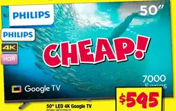 JB Hi-Fi 50" LED 4K Google TV offer