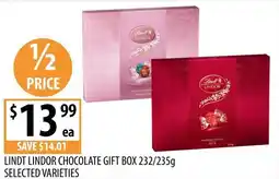 Supabarn LINDT LINDOR CHOCOLATE GIFT BOX offer
