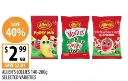 Supabarn Allen's lollies offer