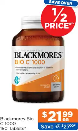 Good Price Pharmacy Blackmores Bio BIO C 1000 offer