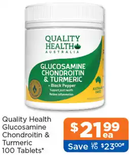 Good Price Pharmacy Quality Health Glucosamine Chondroitin & Turmeric offer
