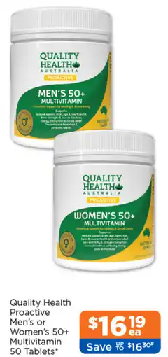 Good Price Pharmacy Quality Health Proactive Women's 50+ Multivitamin offer
