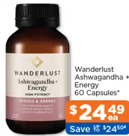 Good Price Pharmacy Wanderlust Ashwagandha + Energy offer