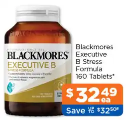 Good Price Pharmacy BLACKMORES Executive B Stress Formula offer