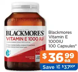Good Price Pharmacy Blackmores Vitamin E 1000IU offer
