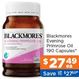 Good Price Pharmacy Blackmores Evening Primrose Oil offer
