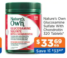 Good Price Pharmacy Nature's Own Glucosamine Sulfate With Chondroitin offer