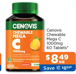 Good Price Pharmacy Cenovis Chewable Mega C offer