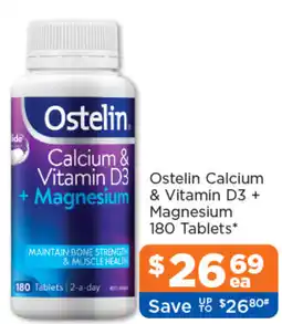 Good Price Pharmacy Ostelin Calcium & + Magnesium & Vitamin D3 offer