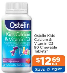 Good Price Pharmacy Ostelin Kids Calcium & Vitamin D3 offer