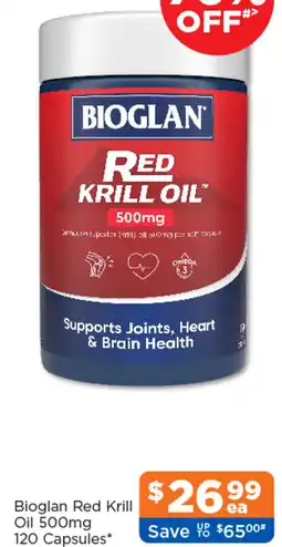 Good Price Pharmacy Bioglan Red Krill Oil offer