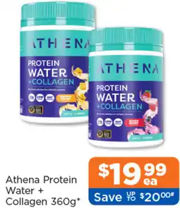 Good Price Pharmacy Athena Protein Water + Collagen offer
