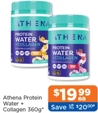 Good Price Pharmacy Athena Protein Water + Collagen offer