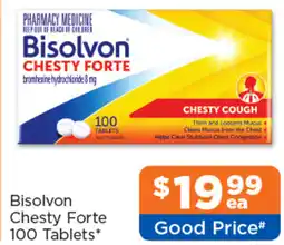 Good Price Pharmacy Bisolvon Chesty Forte offer