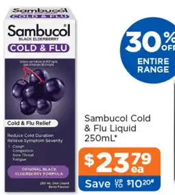 Good Price Pharmacy Sambucol Cold & Flu Liquid offer