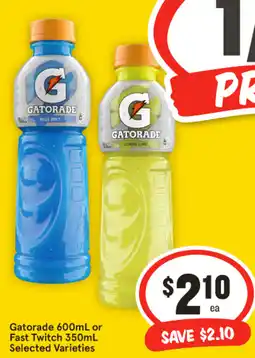 IGA Gatorade or Fast Twitch offer
