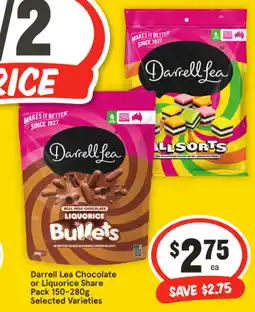IGA Darrell Lea Chocolate or Liquorice offer