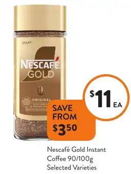 Foodworks Nescafé Gold Instant Coffee offer