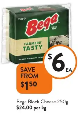 Foodworks Bega Block Cheese offer