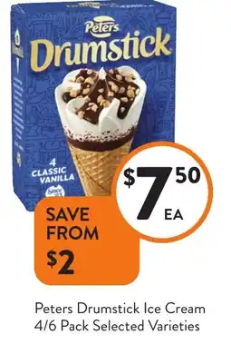 Foodworks Peters Drumstick Ice Cream offer