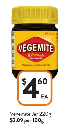 Vegemite Jar