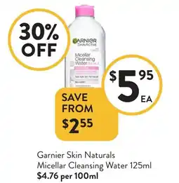 Garnier Skin Naturals Micellar Cleansing Water