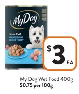 Foodworks My Dog Wet Food offer