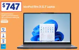 Officeworks IdeaPad Slim 3i 15.3" Laptop offer