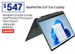 Officeworks IdeaPad Flex 514" 2-in-1 Laptop offer