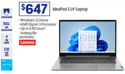 Officeworks IdeaPad 114 Laptop offer