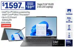Officeworks Yoga 7114" OLED offer