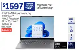 Officeworks Yoga Slim 714" offer